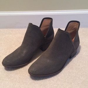 Lucky Brand Bayley Olive green booties